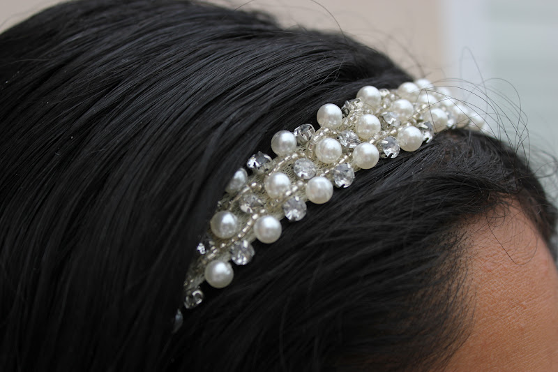 Pearl and Rhinestone Headband