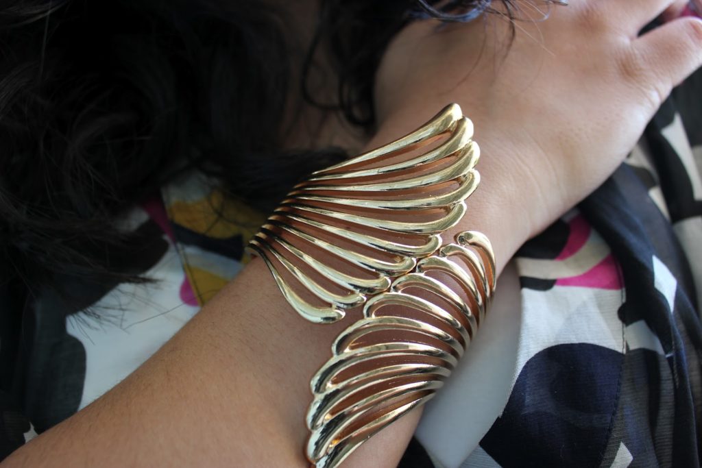 Forever 21 Gold Wing Cuff