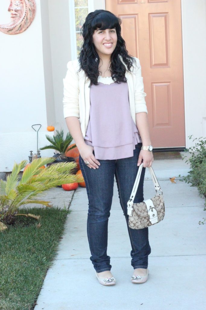 Bomber Jacket and Skinny Jeans Girly Outfit Inspiration
