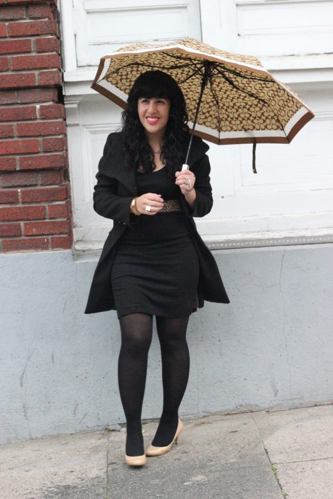 Rainy Day Outfit Office Style Inspiration