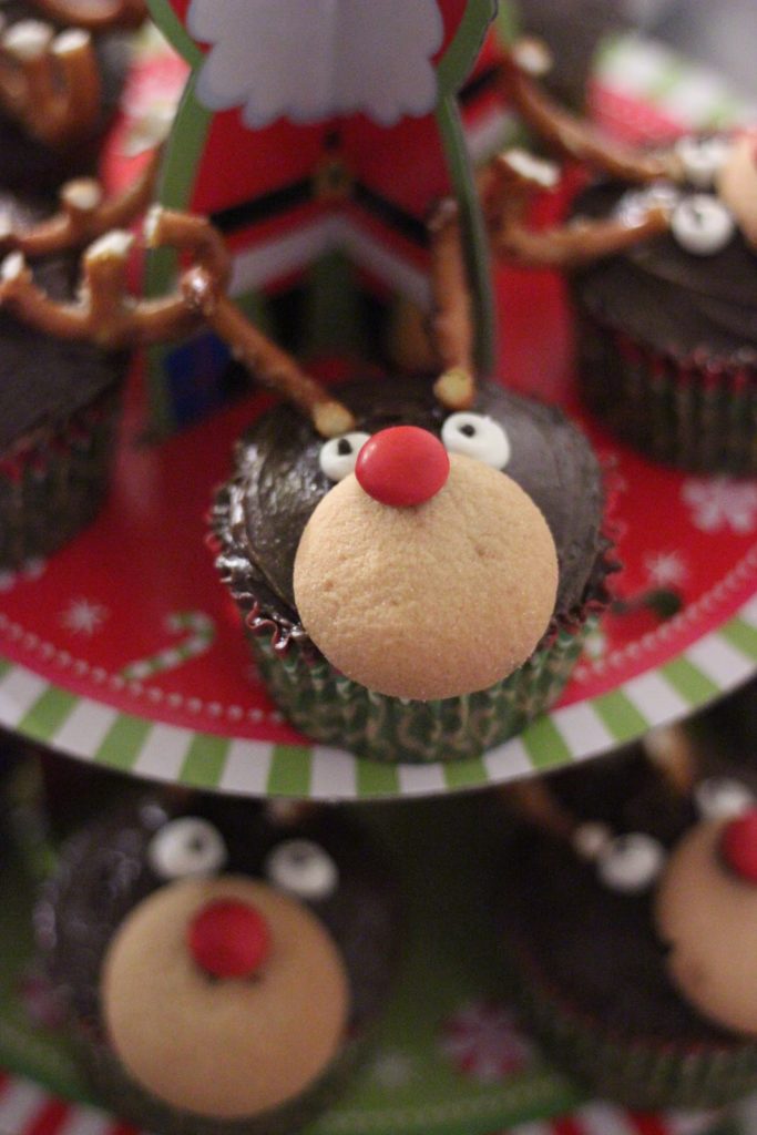 Rudolph Reindeer Cupcake