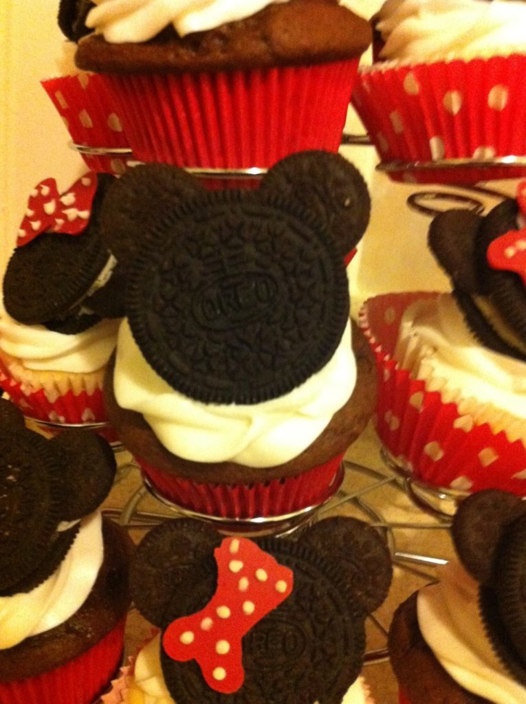 Oreo Mickey Mouse Cupcake