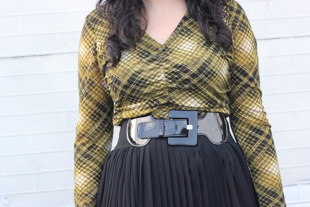 Worthington Patterned Top Couture Sqd Outfit Review