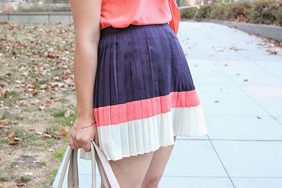 Forever 21 Color Block Skirt