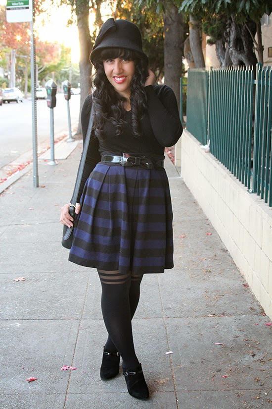 Fall Skirt and Boots