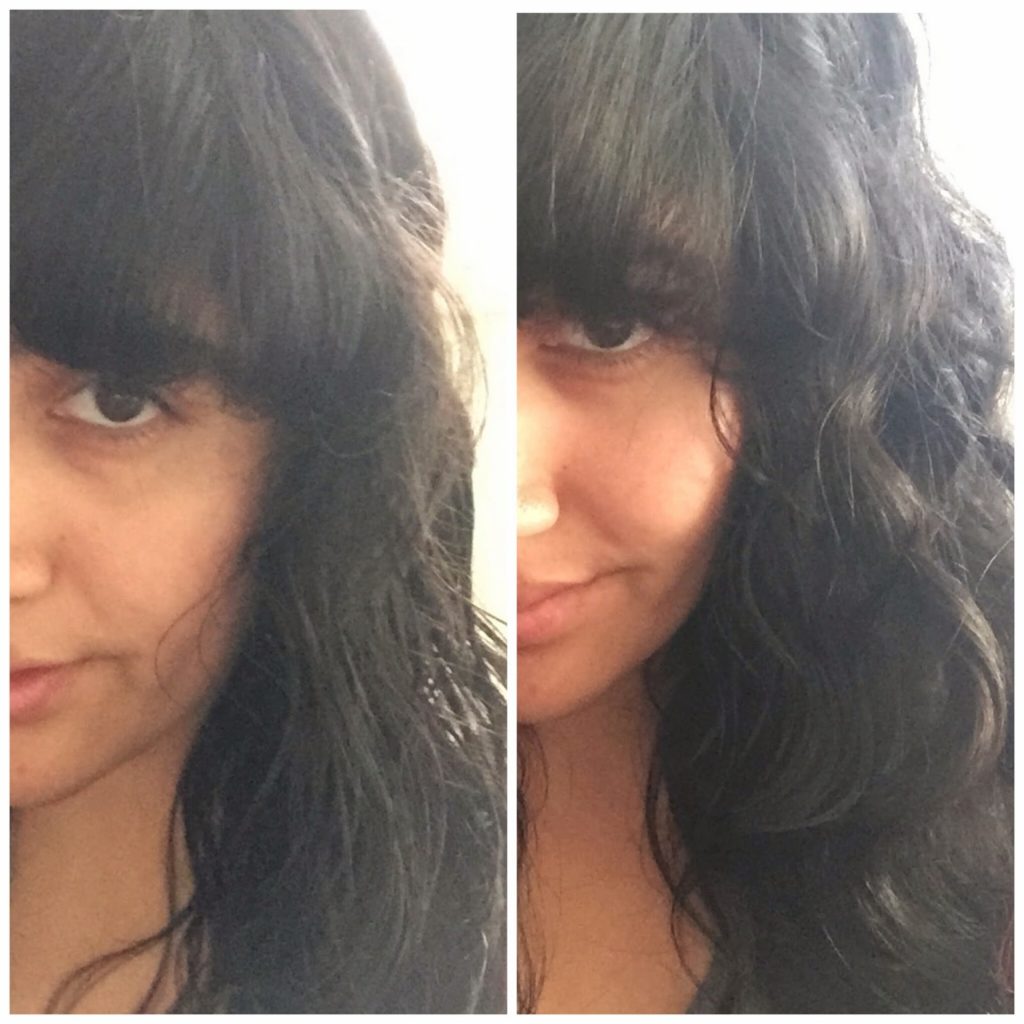 Before and After Voloom Hair Volumizing Iron