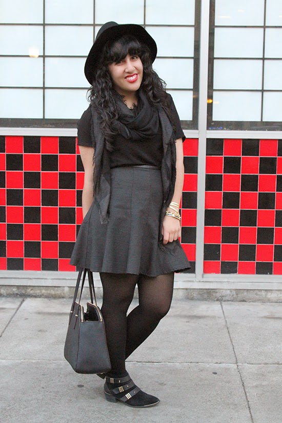 LE TOTE Search for Sanity Skater Skirt