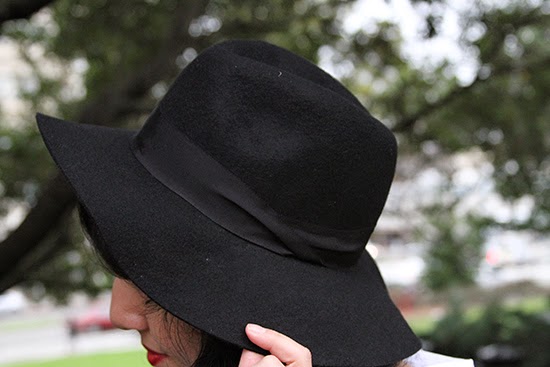 Express Black Wool Felt Hat