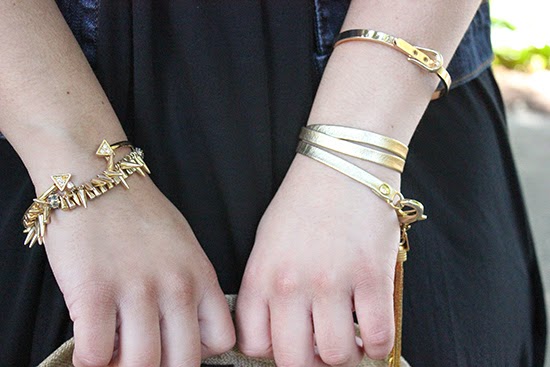 LE TOTE and E. Kammeyer Accessories Gold Arm Party