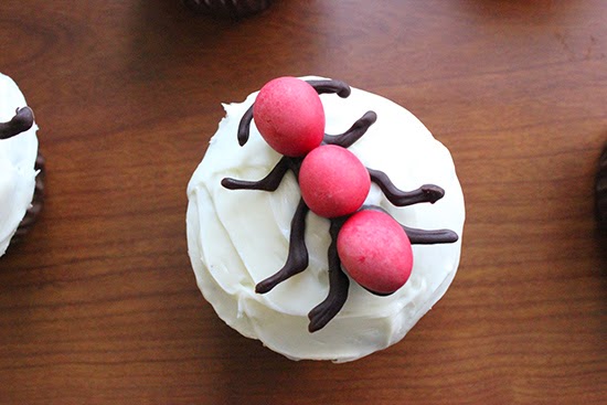 Chocolate M&M Ant Cupcake Deocrating Inspiration