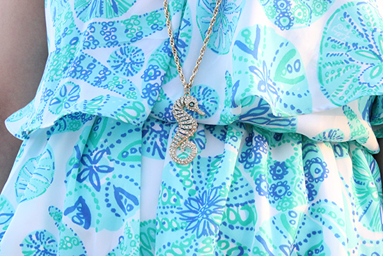 Seahorse Lilly Pulitzer for Target Necklace