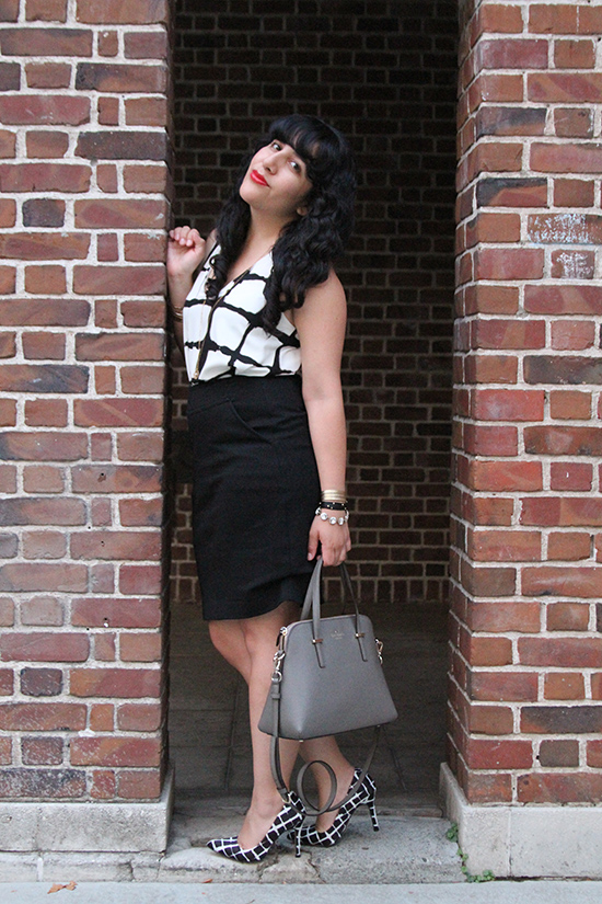 Adam Lippe for Target Top and Heels Blogger Style Outfit