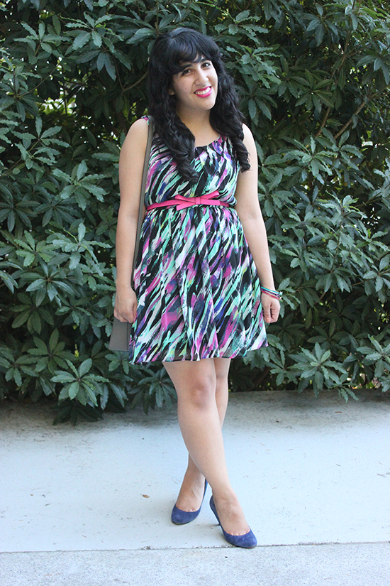 BYER CA Print Dress SF Blogger Style